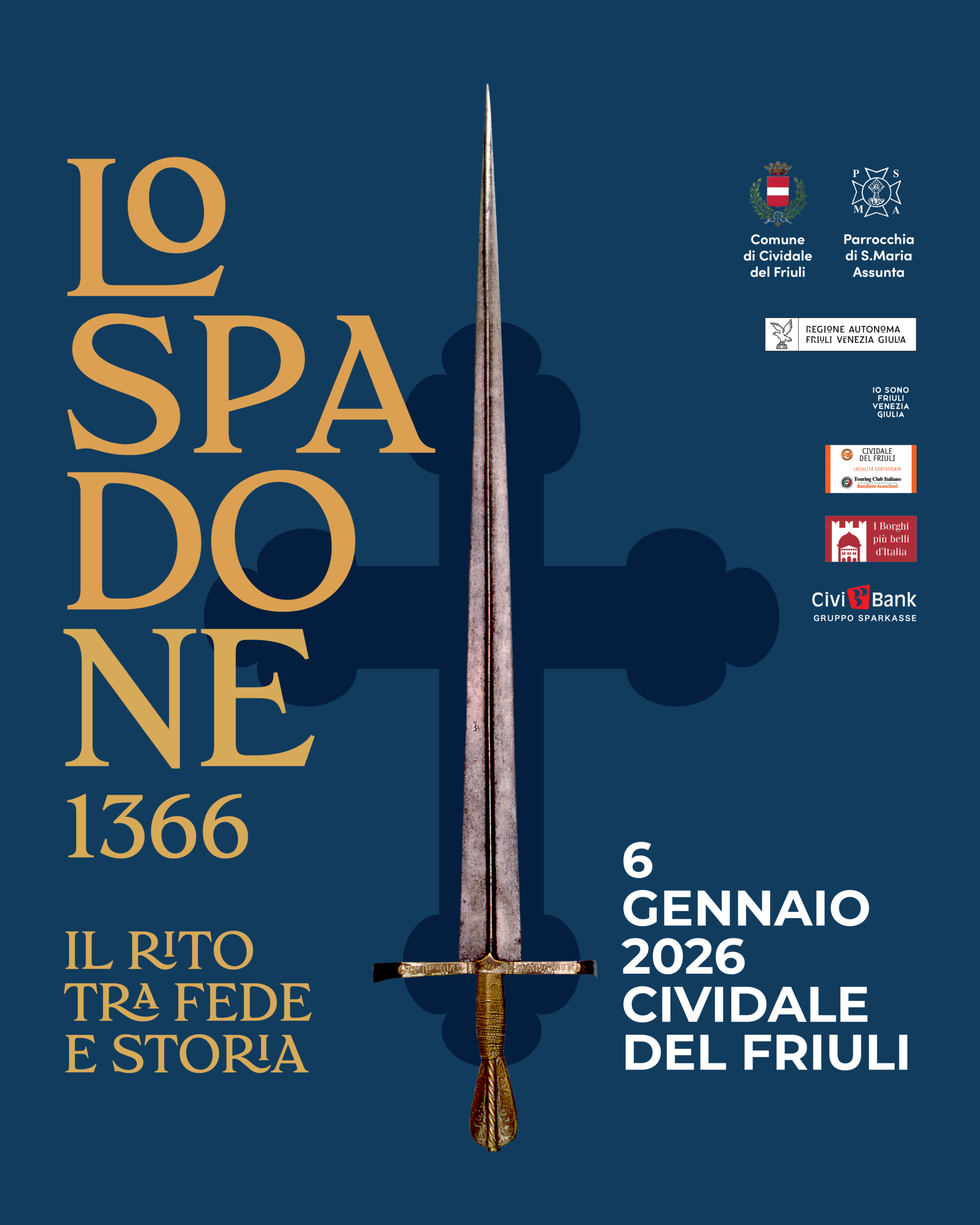 Cividale del Friuli Medievale | Lo Spadone 1366 - 6 gennaio 2026